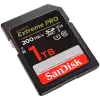 SANDISK Extreme PRO 1TB SDXC Memory Card + 2 years RescuePRO Deluxe up to 200MB/s & 140MB/s Read/Write speeds, UHS-I, Class 10, U3, V30