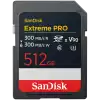 SANDISK Extreme PRO 512GB SDXC Memory Card, 300MB/s Read & Write speeds, 8K, V90, UHS-II