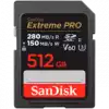 SanDisk Extreme PRO 512GB V60 UHS-II SD cards, 280/150MB/s,V60,C10,UHS-II