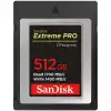 SANDISK Extreme PRO CFexpress Card Type B, 512GB, 1700MB/s Read, 1200MB/s Write