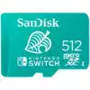 SANDISK microSDXC card for Nintendo Switch 512GB, up to 100MB/s Read, 60MB/s Write, U3, C10, A1, UHS-1