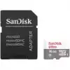 SANDISK Ultra Android microSDHC + SD Adapter 16GB 80MB/s Class 10