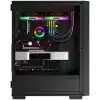 Шаси XIGMATEK Midi Tower,  ATX, 7 slots, USB 3.0, USB 2.0, Аудио интерфейс, Power Button, Reset Button, Индикатор - светодиод, PSU optional, Supports Liquid Cooling System, With Window, Removable Dust Filters, Черен