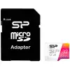 SILICON POWER Elite Colorful  32GB microSD,  V10, U1, A1  Read speeds up to 100 MB/s  with adapter