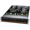 Supermicro assembled server based on AS-2125HS-TNR, 2x Genoa 9254 CPU, 24x 32GB DDR5-4800, 24x SSD 2.5