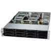 Supermicro assembled server based on SYS621C-TN12R, 2x 6530 2P CPU, 8x 64GB DDR5-5600, AOC-S3908L-H8IR-16DD-O, 4x HDD, 3.5