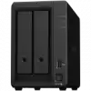 Synology DS723+, Tower, 2-Bays 3.5'' SATA HDD/SSD, 2 x M.2 2280 NVMe SSD, CPU AMD Ryzen R1600 dual-core (4-thread), max. boost up to 3.1 GHz, 2 GB DDR4 ECC SODIMM, 2 x 1GbE RJ-45, 1 X USB 3.2, 1 x eSATA, 1.51 kg, 3y