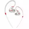 TCL In-ear Wired Sport Headset, IPX4, Frequency of response: 10-22K, Sensitivity: 100 dB, Driver Size: 8.6mm, Impedence: 16 Ohm, Acoustic system: closed, Max power input: 20mW, Connectivity type: 3.5mm jack, Color Crimson White