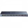 TP-Link TL-SG116P 16-Port Gigabit Desktop Switch with 16-Port PoE+, 802.3at/af, 120 W PoE Power, Desktop Steel Case, Extend Mode for 250m PoE Transmitting, Priority Mode for Port1-4, Isolation Mode, PoE Auto Recovery, Intelligent Power Management