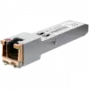 Ubiquiti UACC-CM-RJ45-1G SFP to RJ45 transceiver module that delivers 1 Gbps speed via a converted Ethernet connection.