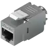 Ubiquiti UniFi UACC-Keystone-Jack-C6A Toolless keystone for terminating a Cat6A Ethernet jack without the use of a punch-down or crimping tool, (12) Keystone Jacks per pack