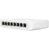 UBIQUITI Lite 8 PoE; (4) GbE PoE+, (4) GbE ports; 52W total PoE availability; Wall mountable.