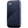 WD 2TB My Passport SSD - Portable SSD, up to 1050MB/s Read and 1000MB/s Write Speeds, USB 3.2 Gen 2 - Midnight Blue