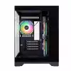 1stPlayer кутия Case mATX - MV6-TP Black - 3 fans included