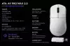 ATK професионална геймърска мишка Wireless Gaming Mouse A9 Pro Max 2.0 Tri-mode Nearlink - 8K, White