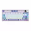 Aula геймърска механична клавиатура Wireless Gaming Mechanical Keyboard F75 MAX - Reaper Switch [Linear] (English US), White, Blue, Purple