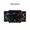 Darkflash Комплект вентилатори Fan Pack 3-in-1 3x120mm - INF32 Black, Daisy-Chain, Infinity Mirror, A-RGB