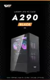 Darkflash кутия Case ATX - A290 Black - 3 x 120 mm RGB fans included