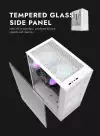 Darkflash кутия Case ATX - A290 White - 3 x 120 mm RGB fans included