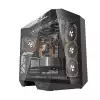 Darkflash кутия Case ATX - DY470 Shadow Black - 4 x 120 mm Infinity Mirror Fans