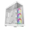 DeepCool кутия Case E-ATX - CH780 WH - Dual-Chamber