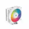 DeepCool охладител CPU Cooler AG400 White - Addressable RGB - LGA1700/AM5