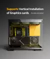Geometric Future кутия Case EATX - Model 5 Black/Green, NVIDIA style limited edition - 5 x 140 mm aRGB fans included