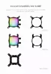 Geometric Future водно охлаждане Water Cooling - Eskimo Pro 360 Black - Addressable RGB, LGA1851/AM5