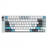 Lamzu професионална геймърска механична клавиатура Professional Gaming Mechanical Keyboard JET 75 - 8K, Magnetic Gateron Jade Switches - White/Blue