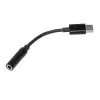 Makki преходник Adapter Type-C M to 3.5mm audio jack 4P F, Black - MAKKI-CBL-C-AUDIO-BK