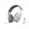 Marvo Геймърски слушалки Gaming Headphones Pulz 70S White - 7.1 RGB - MARVO-HG9086-WH
