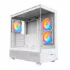 Montech кутия Case ATX - XR (W) - 3 x 120 mm ARGB Fans, USB-C, White
