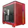 Montech кутия KING 95 Pro, Dual Chamber Mid-tower Case, 6 ARGB Fans, 2 Front Panels, Red