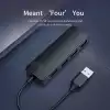 Orico хъб USB2.0 HUB 4 port Black - FL02-BK