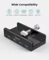 Orico хъб USB 3.0 HUB Clip Type 4 port, Black - MH4PU-BK