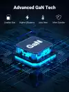 Ugreen универсално зарядно за стена Charger Wall 65W GaN CD224, 1 x USB-A, 3 x Type-C - 70774