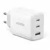 Ugreen универсално зарядно за стена Charger Wall 65W GaN CD275, 1 x USB-A, 2 x Type-C - 90496
