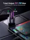 Ugreen зарядно за кола Fast Charger Car - Type-C + USB QC3.0, Power Distribution 52.5W CD213 - 60980