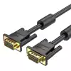 Vention Кабел за монитор Cable VGA HD15 M / M 1.0m Gold Plated, 2 Ferrites - DAEBF
