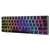 White Shark геймърска механична клавиатура Gaming Mechanical Keyboard ASHIKO 2 - Red Switches (English US), Black