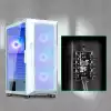 Zalman кутия Case ATX - i3 NEO ARGB White - Mesh, aRGB, Tempered Glass