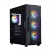 Zalman кутия Case ATX - I3 NEO V2 Black - RGB, Mesh