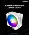 Zalman охладител за процесор CPU Cooler CNPS9X PERFORMA ARGB WHITE - aRGB - LGA1700/AM5