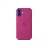 Apple iPhone 16 Plus Silicone Case with MagSafe - Fuchsia (Seasonal)