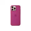 Apple iPhone 16 Pro Max Silicone Case with MagSafe - Fuchsia (Seasonal)