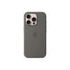 Apple iPhone 16 Pro Silicone Case with MagSafe - Stone Gray
