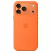 Apple iPhone 17 Pro Max Silicone Case with MagSafe – Orange