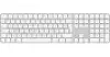 Apple Magic Keyboard (2024) w Touch ID and Numeric Keypad - International English - White Keys