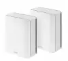 Asus Mesh WiFi system, ZenWiFi BT8 2PK, BE14000, Tri-Band, up to 540m2, Tri-Core 1.8GHz CPU, 128MB/1GB Flash/RAM, 2.5G dual-port, Smart Home Master SSIDs, AiProtection Pro, Adaptive QoS, VPN server/client, IPTV, OFDMA, AiMesh,White