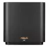 Asus Mesh WiFi system, ZenWiFi XT9 1PK, AX7800, Tri-Band, coverage up to 270m2, Quad-Core 1.7GHz CPU, 256MB/1GB Flash/RAM, 2.5G port, AiProtection Pro, Adaptive QoS, VPN server/client, IPTV, OFDMA, Beamforming, Link Aggregation, AiMesh, Black